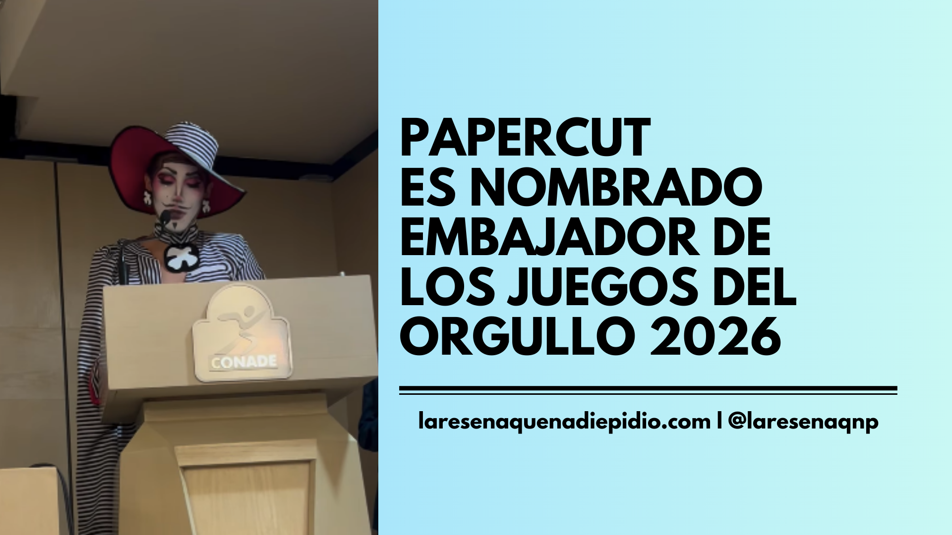 PaperCut es nombrado embajador de los Juegos del Orgullo 2026 - La ...